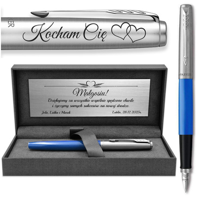 Pióro Wieczne Parker Jotter 60 Niebieskie z GRAWEREM Prezent dla Faceta