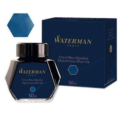 Atrament Butelkowy Waterman do Pióra Wiecznego Niebieski