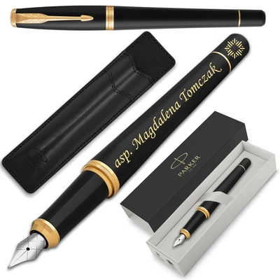 Pióro Wieczne Parker Urban GT z ETUI Black i GRAWEREM na Prezent dla Mamy