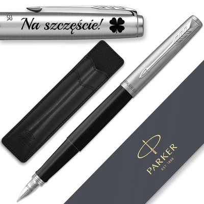 Pióro Wieczne Parker Jotter 60 Czarne z ETUI Black i GRAWEREM Gratis 