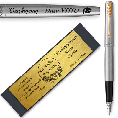 Pióro Wieczne Parker Jotter GT z GRAWEREM Tabliczka na Prezent