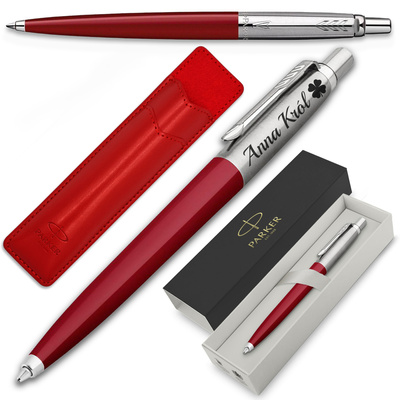 Długopis Parker Jotter 60 Czerwony z ETUI Red i GRAWEREM - Idealny Prezent