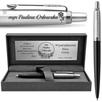 Długopis Parker Jotter 60 Czarny z GRAWEREM na Prezent na Mikołajki