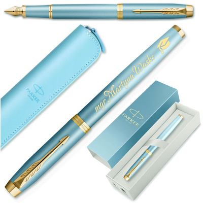 Pióro Wieczne Parker IM Rituals GT Pozłacane z ETUI i GRAWEREM na Prezent