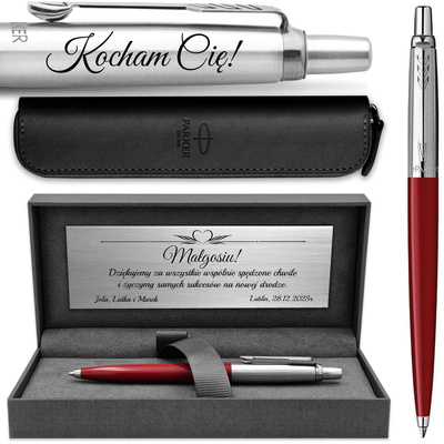 Długopis Parker Jotter 60 Czerwony z ETUI i GRAWEREM na Prezent dla Córki