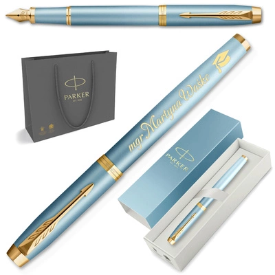Pióro Wieczne Parker IM Rituals GT Pozłacane z GRAWEREM na Prezent dla Żony