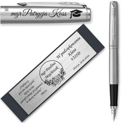 Pióro Wieczne Parker Jotter CT z GRAWEREM Tabliczka na Prezent dla Ucznia