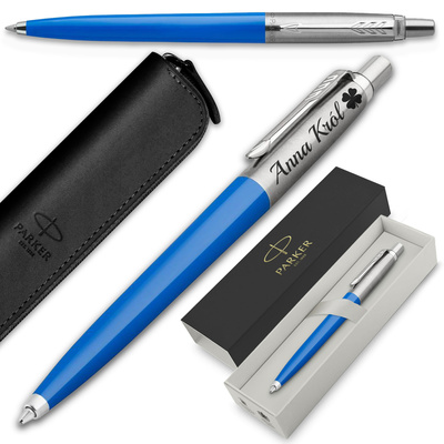 Długopis Parker Jotter 60 Niebieski z ETUI i GRAWEREM Prezent dla Mamy Taty