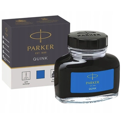 Atrament Butelkowy Parker do Pióra Wiecznego NIEBIESKI