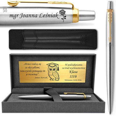 Długopis Parker Jotter GT z ETUI Płaskim i GRAWEREM na Prezent PRESTIGE