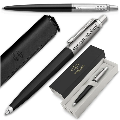 Długopis Parker Jotter 60 Czarny z ETUI i GRAWEREM Prezent dla Mamy Taty