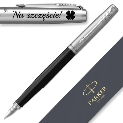 Pióro Wieczne Parker Jotter 60 Czarne z GRAWEREM Prezent dla Męża Chłopaka