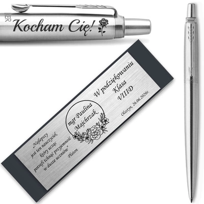 Długopis Parker Jotter CT z GRAWEREM Tabliczka na Prezent dla Nauczyciela