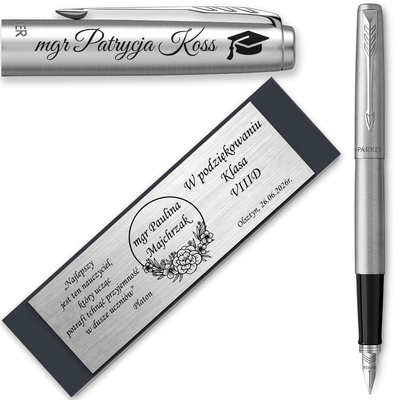 Pióro Wieczne Parker Jotter CT z GRAWEREM Tabliczka na Prezent dla Ucznia
